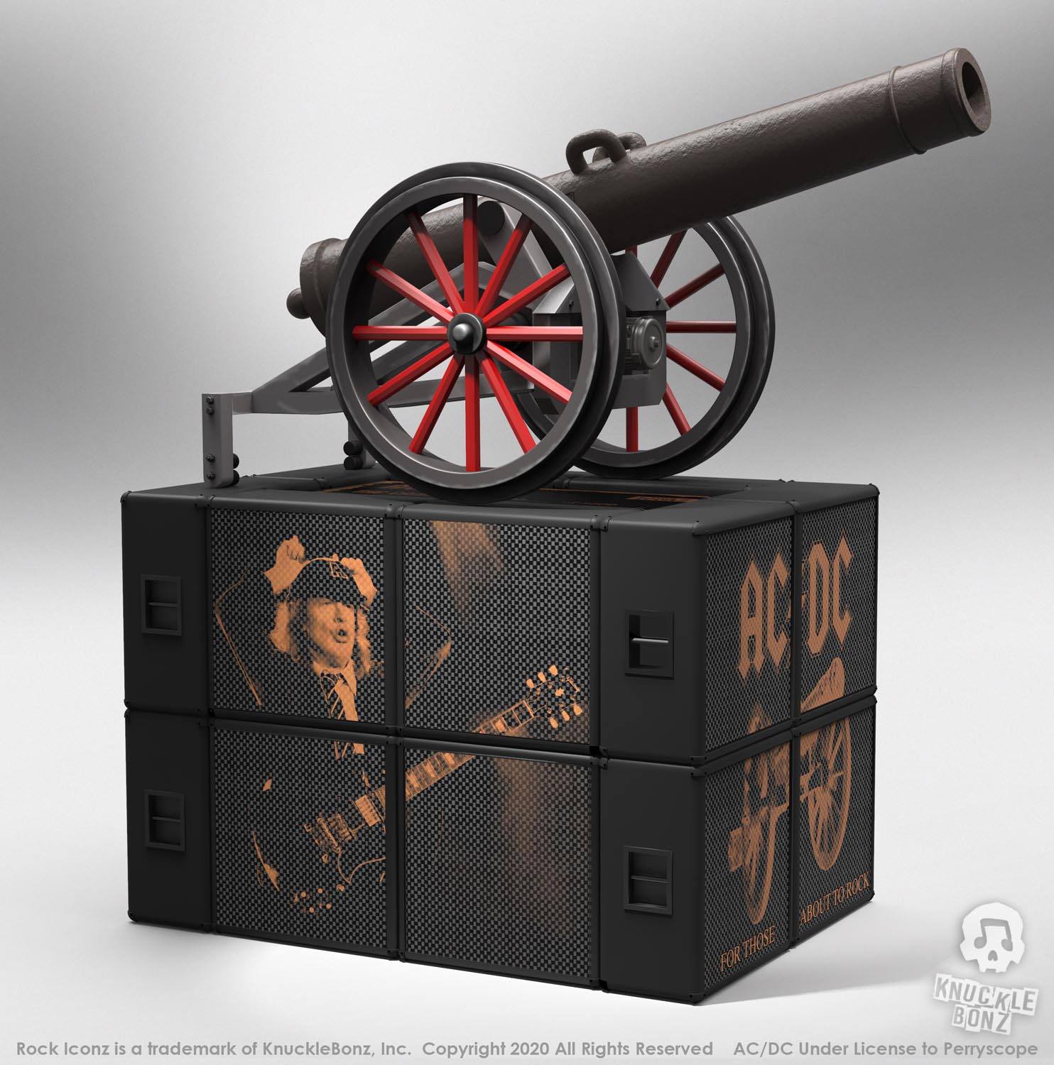 AC/DC Rock Ikonz On Tour Statuen Cannon "For Those About to Rock" Image 4