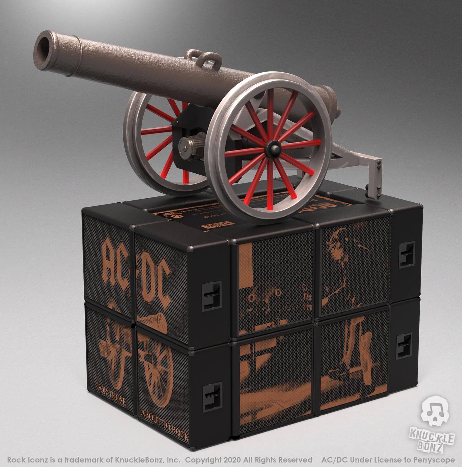AC/DC Rock Ikonz On Tour Statuen Cannon "For Those About to Rock" Image 5