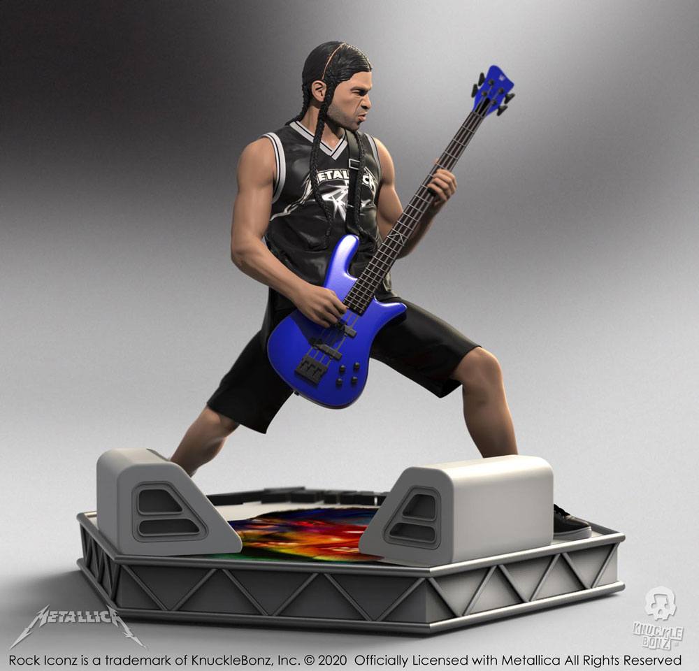 Metallica Rock Iconz Statue Robert Trujillo Limited Edition 22 cm Image 1