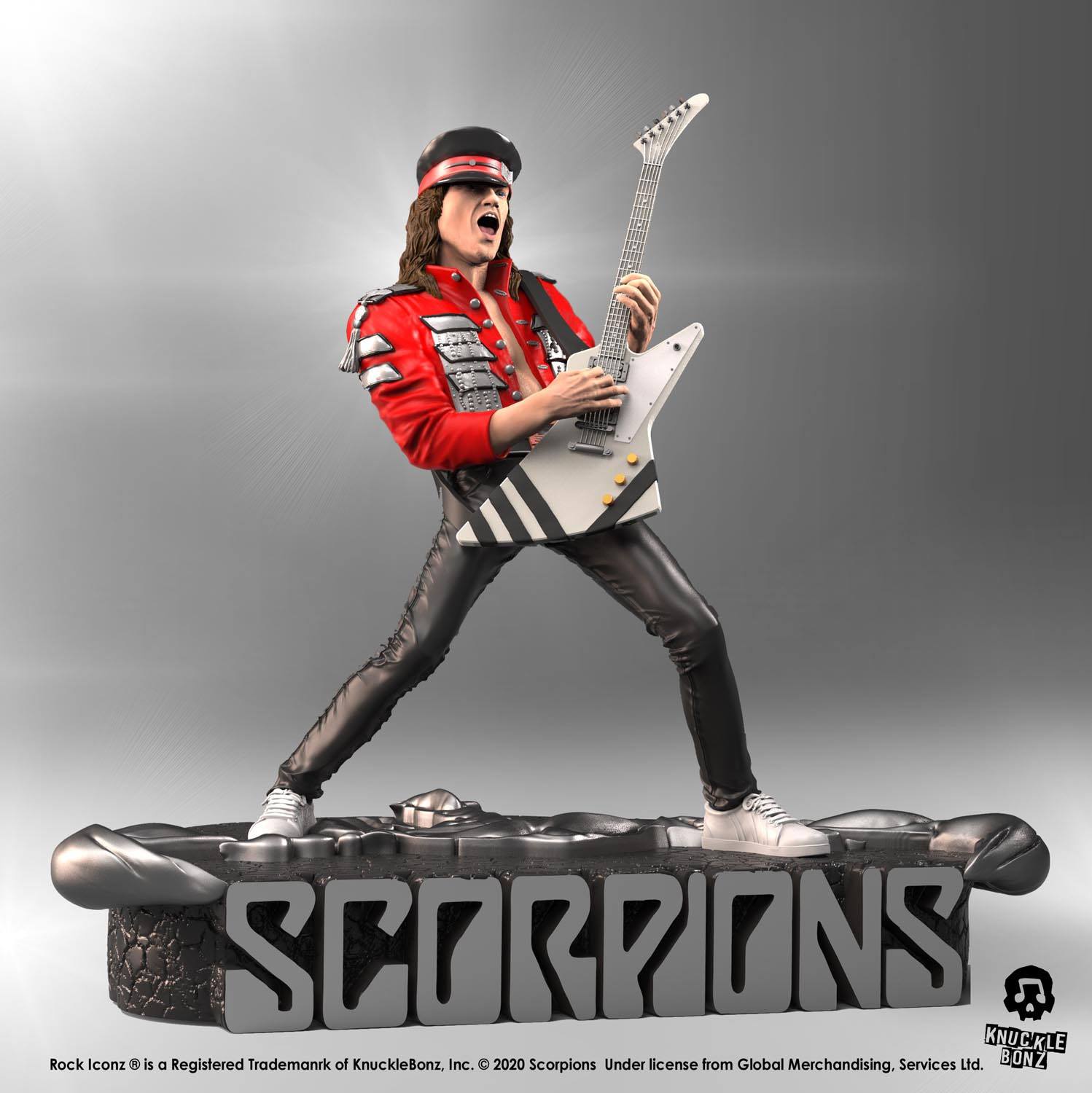 Scorpions Rock Iconz Statue Matthias Jabs Limited Edition 22 cm Image 6