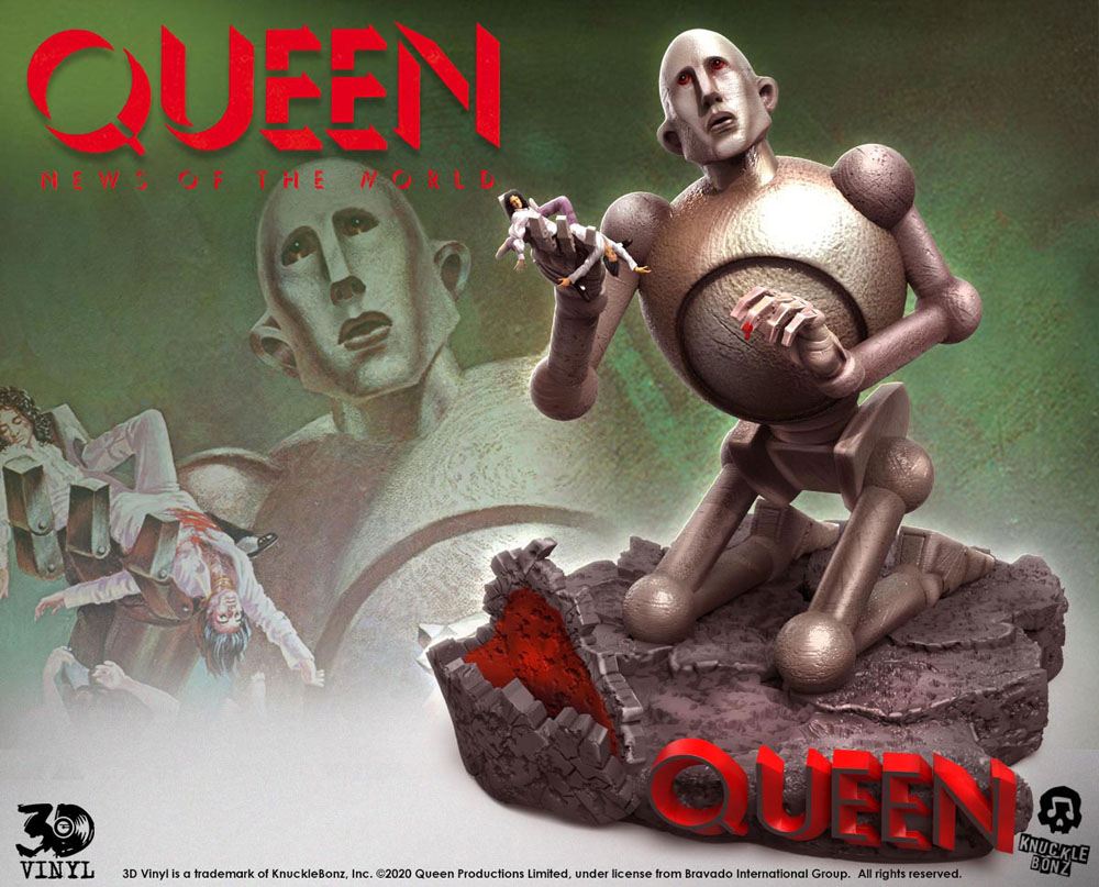 Queen 3D Vinyl Statue Queen Robot (News of the World) 20 x 21 x 24 cm Image 5