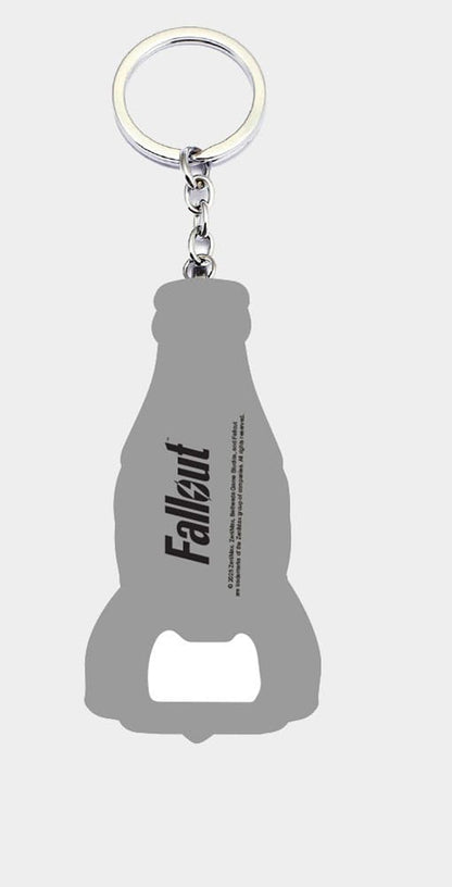 Fallout Schlüsselanhänger mit Flaschenöffner Nuka Cola Logo Image 2