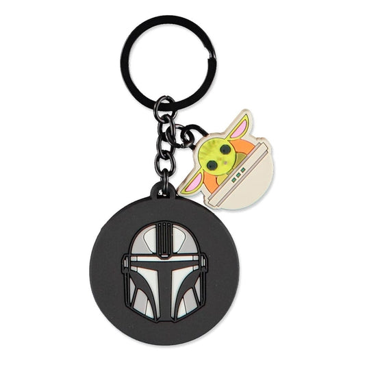 Star Wars: The Mandalorian Gummi-Schlüsselanhänger Mandalorian & Grogu Image 1