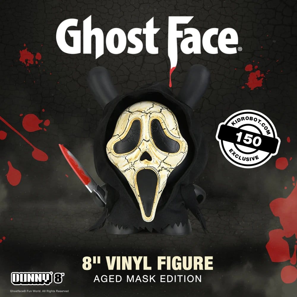 Ghost Face Dunny Art Toy Vinyl Figur Aged Mask Edition 20 cm Image 2