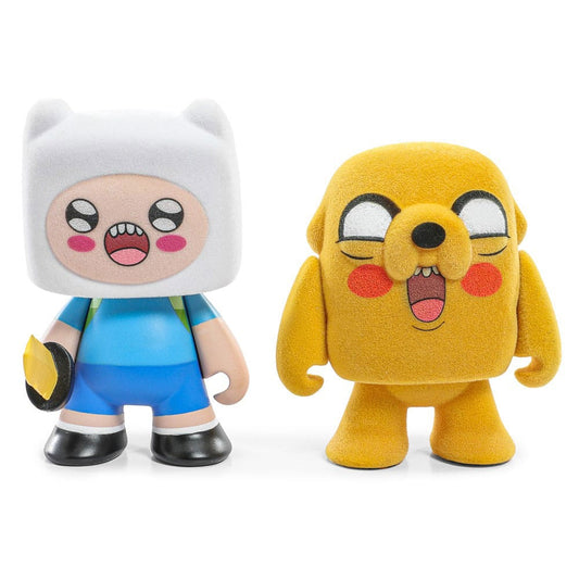 Adventure Time Minifiguren 2er-Pack Finn & Jake Flocked 7 cm Image 1