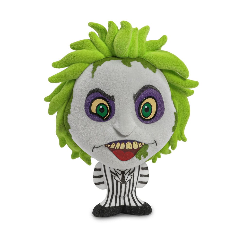 Beetlejuice Beetlejuice Bhunny Flocked Vinyl Figur Beetlejuice Striped Suit 10 cm Image 1
