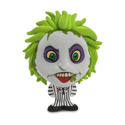 Beetlejuice Beetlejuice Bhunny Flocked Vinyl Figur Beetlejuice Striped Suit 10 cm Image 1