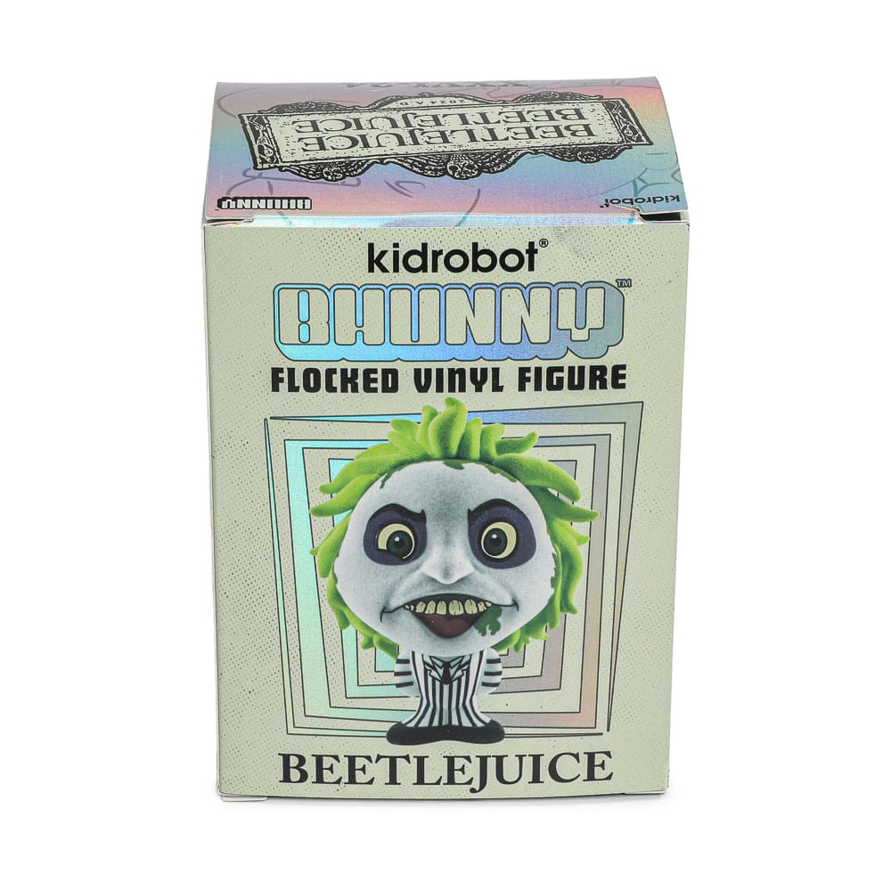 Beetlejuice Beetlejuice Bhunny Flocked Vinyl Figur Beetlejuice Striped Suit 10 cm Image 6