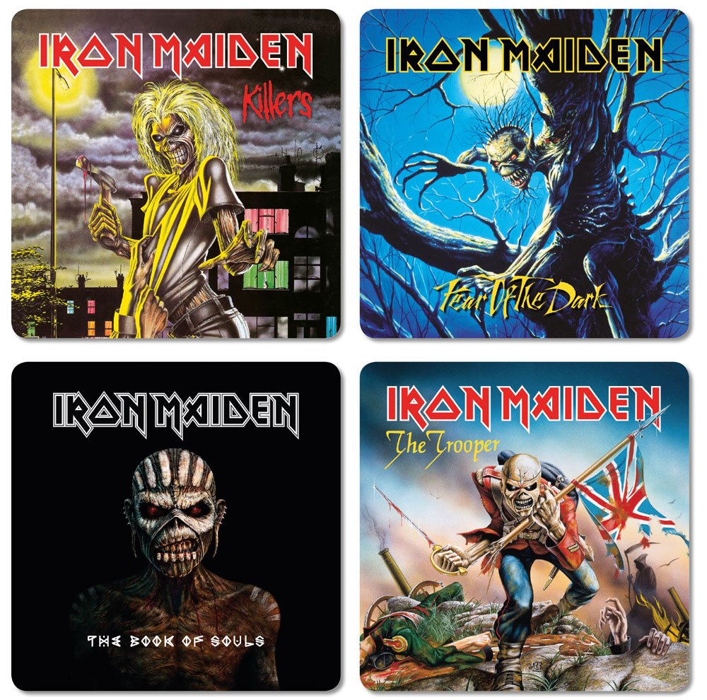 Iron Maiden Untersetzer Pack (4) Image 1