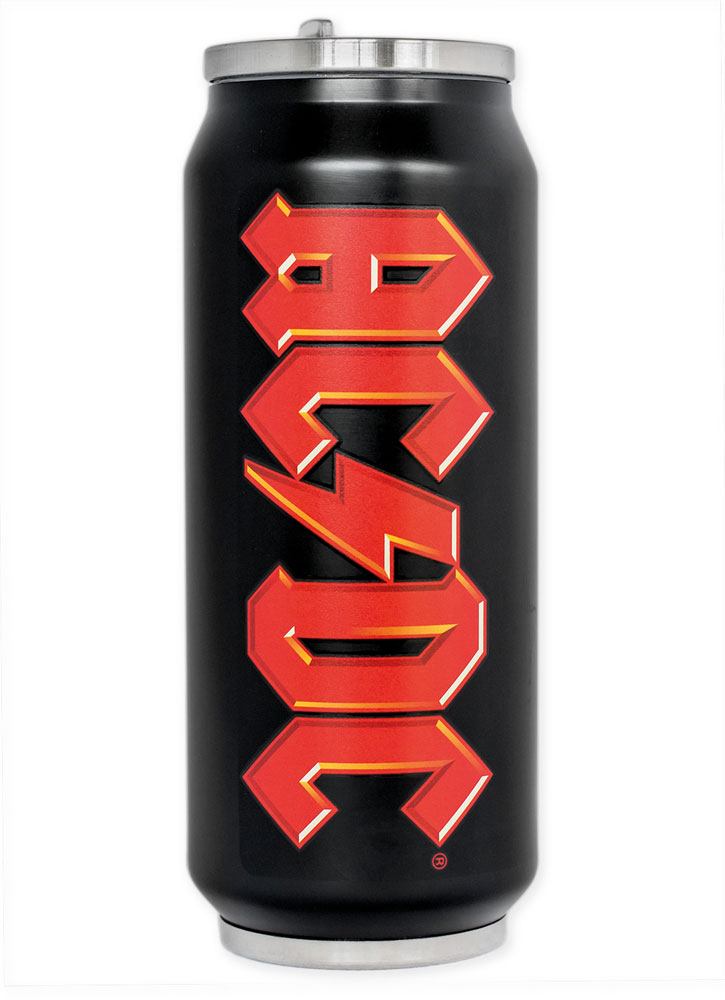 AC/DC Edelstahl-Trinkflasche Logo Image 1