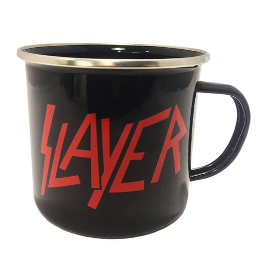 Slayer Emaille Becher Logo Image
