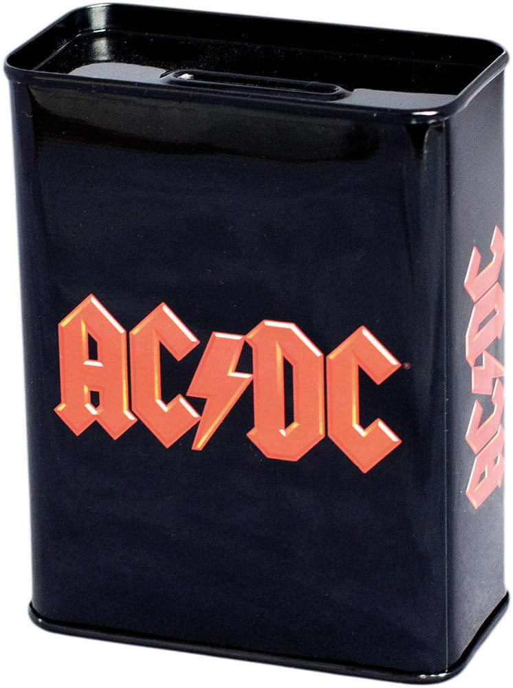 AC/DC Metall Spardose Logo Image