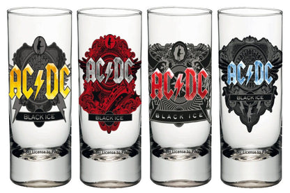 AC/DC Schnapsgläser 4er-Pack Black Ice Image 1