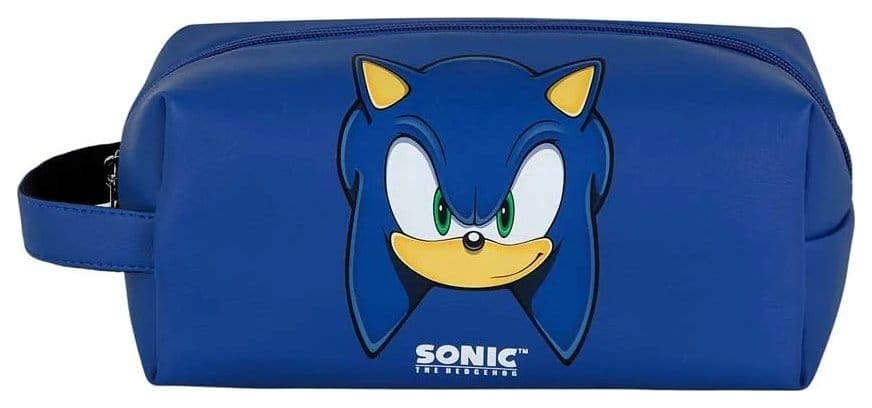 Sonic - The Hedgehog Plus Brick Travel Kulturbeutel SEGA Sight Blue Image 1