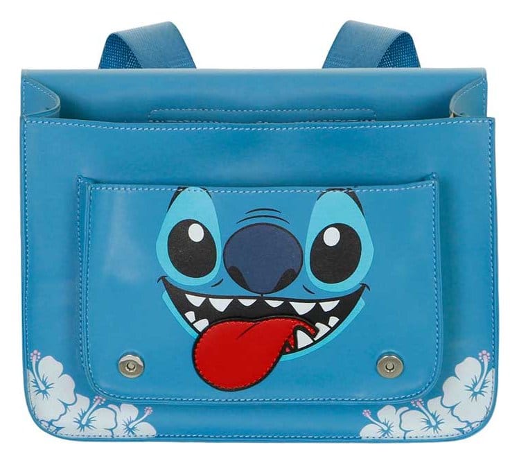Lilo & Stitch Satchel Umhängetasche Rucksack Tongue Blue Image 4