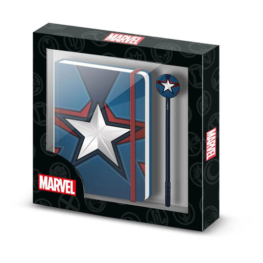 Marvel Tagebuch Geschenkbox Captain America Image