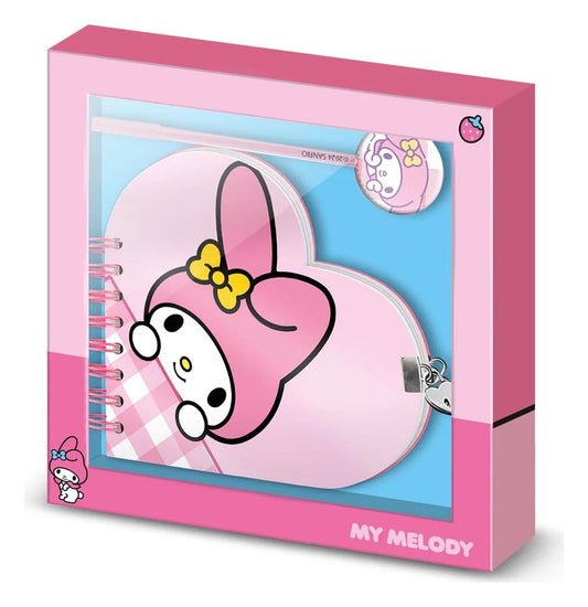 Hello Kitty Notizbuch mit Kugelschreiber Geschenk-Set My Melody Image