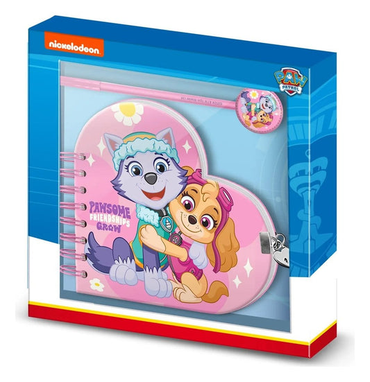 PAW Patrol Notizbuch mit Kugelschreiber Geschenk-Set Pawsome Friendships Grow Image