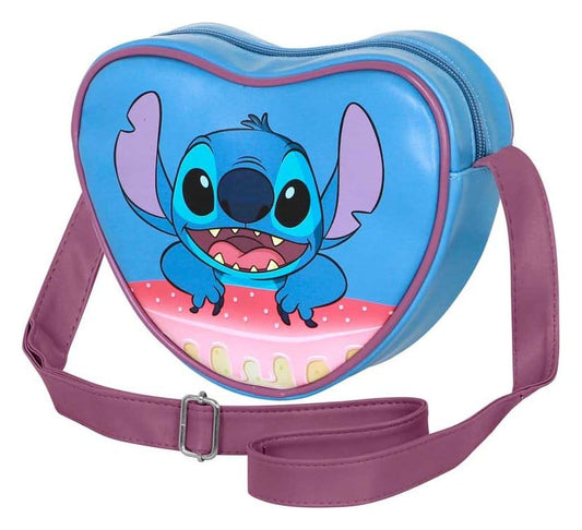 Lilo & Stitch Casual Heart Umhängetasche Cake Blue Image 1