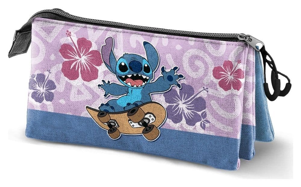 Lilo & Stitch Triple Federmäppchen Skate Lilac Image