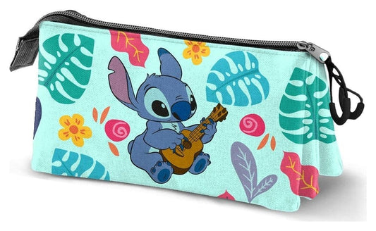 Lilo & Stitch Triple Federmäppchen Guitar Green Image