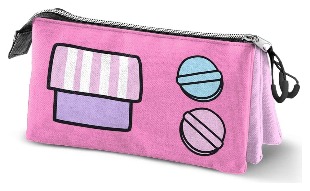 Sanrio Triple Federmäppchen Hello Kitty Gashapon Pink Image 2