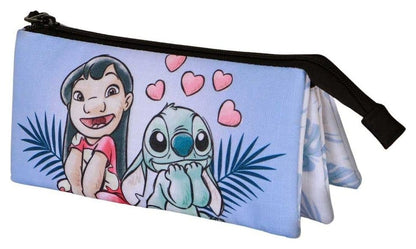 Lilo & Stitch Triple Federmäppchen Couple Lilac Image 1