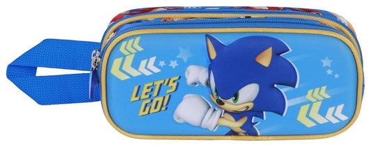 Sonic - The Hedgehog 3D Double Federmäppchen SEGA Go Blue Image 2