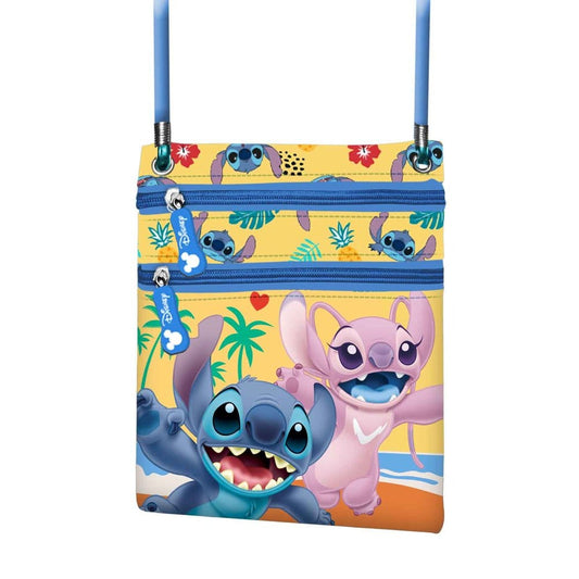 Lilo & Stitch Action Vertical Crossbody Tasche Ocean Blue Image