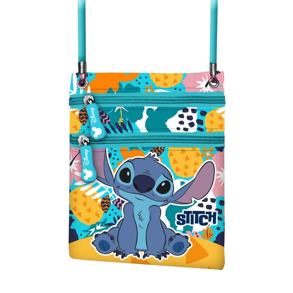 Lilo & Stitch Action Vertical Crossbody Tasche Colors Turquoise Image