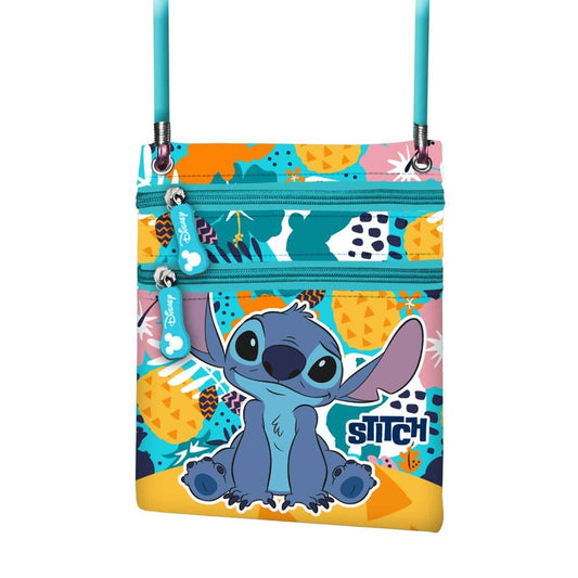 Lilo & Stitch Action Vertical Crossbody Tasche Colors Turquoise Image