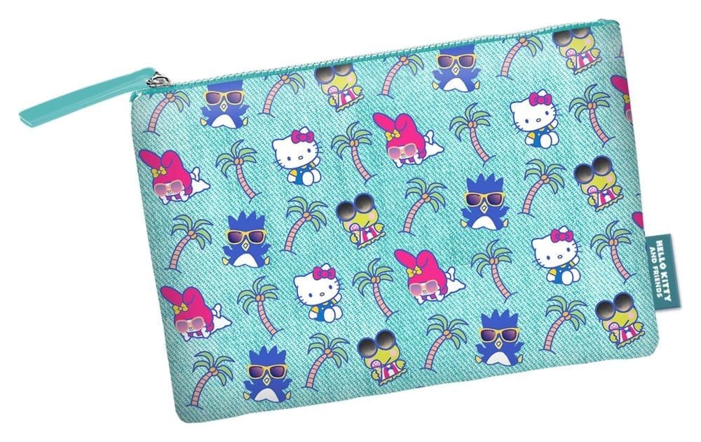 Sanrio Soleil Kulturbeutel Hello Kitty Palms Turquoise Image