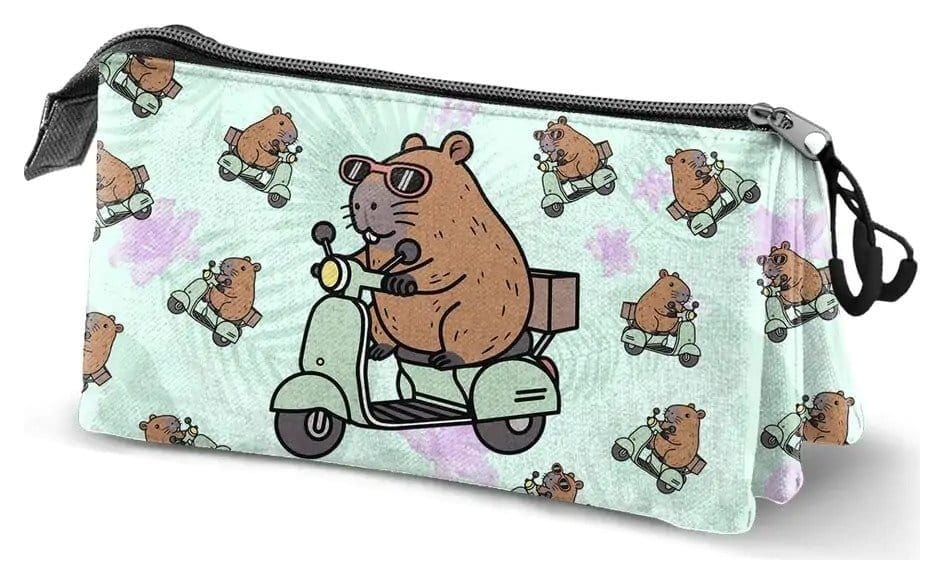 Oh My Pop! Triple Federmäppchen Capybara Green Image