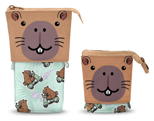 Oh My Pop! Cute Federmäppchen Capybara Green Image
