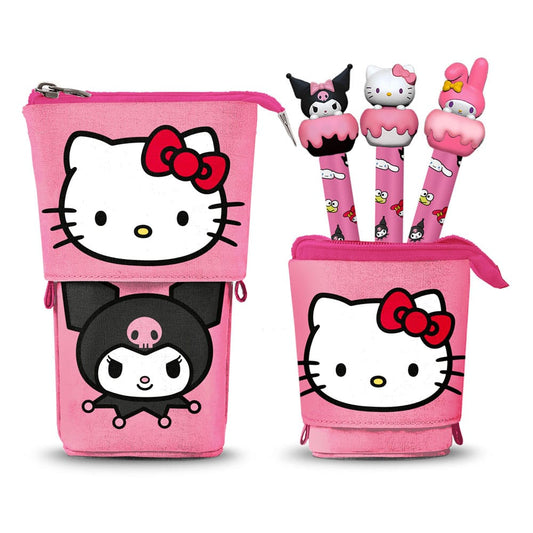 Sanrio Pop Up Federmäppchen mit 3 löschbaren Gelstiften Image