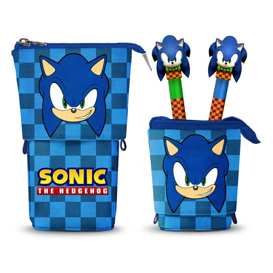 Sonic - The Hedgehog Pop Up Federmäppchen mit 2 löschbaren Gelstiften Image