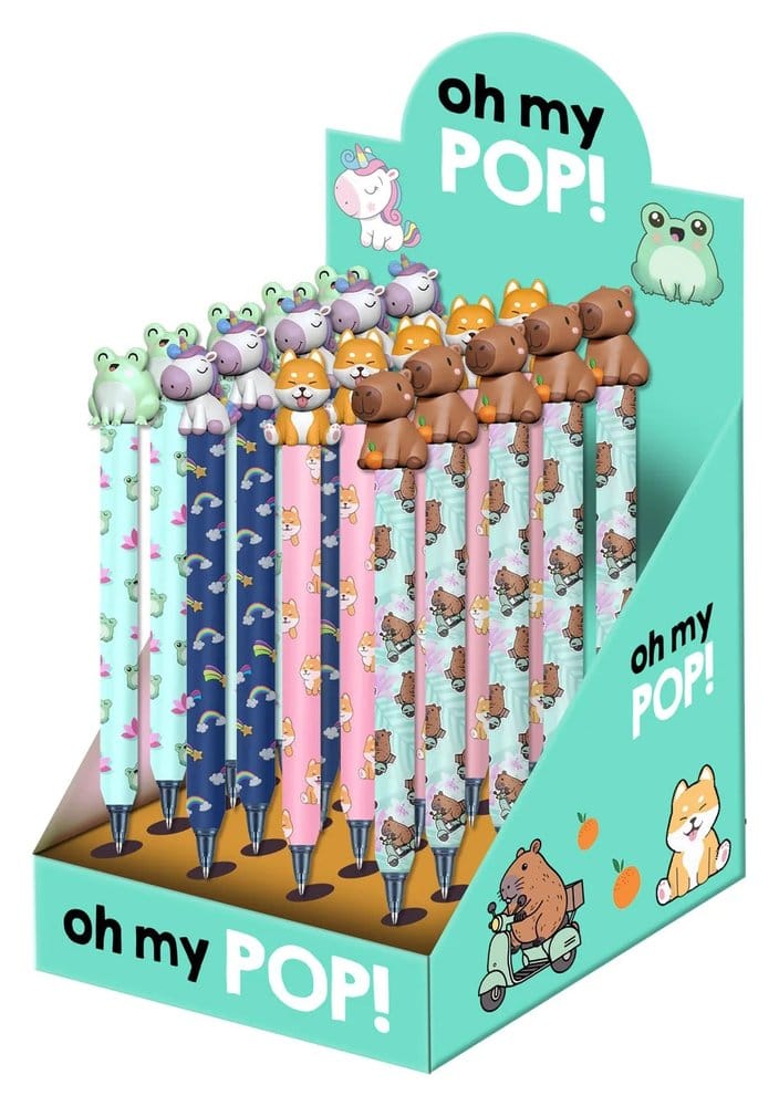 Oh My Pop ! Löschbarer Gelstift Mix - Display (24) Image