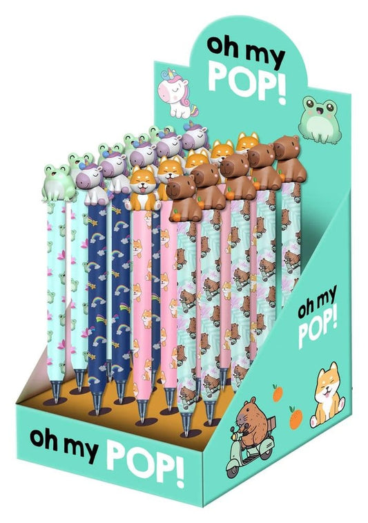 Oh My Pop ! Löschbarer Gelstift Mix - Display (24) Image