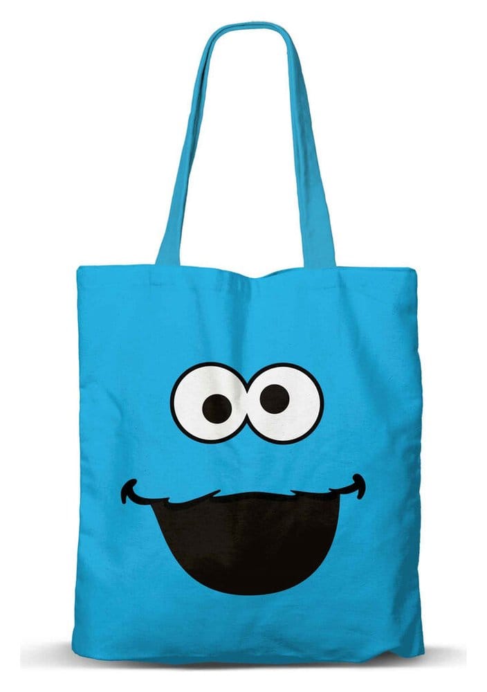 Sesamstraße FAN Einkaufstasche Cookie Monster Face Image