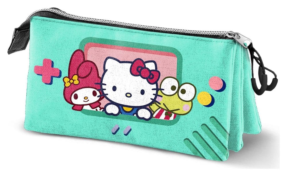 Sanrio 3-fach Federmäppchen Hello Kitty Videogame Image 1