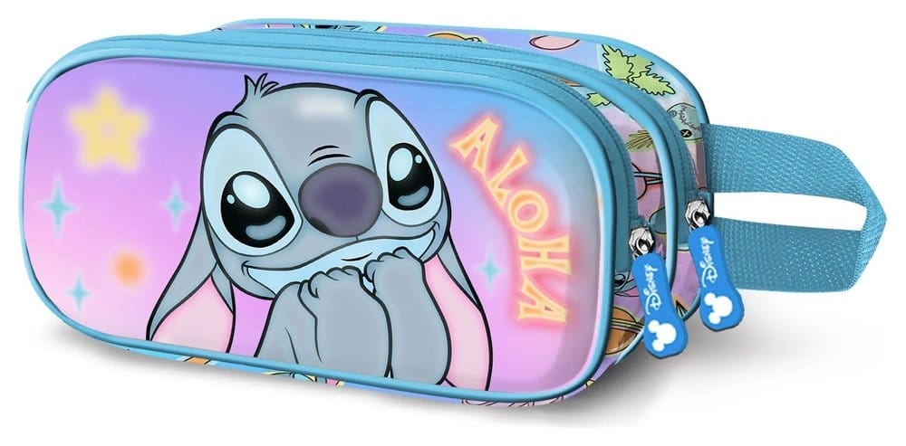 Lilo & Stitch 3D Doppel-Federmäppchen Mischievous Image
