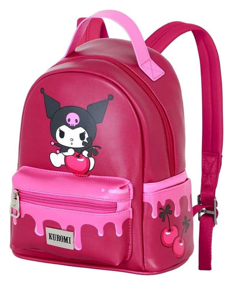 Sanrio Small Heady Rucksack Kuromi Cherry Image 1