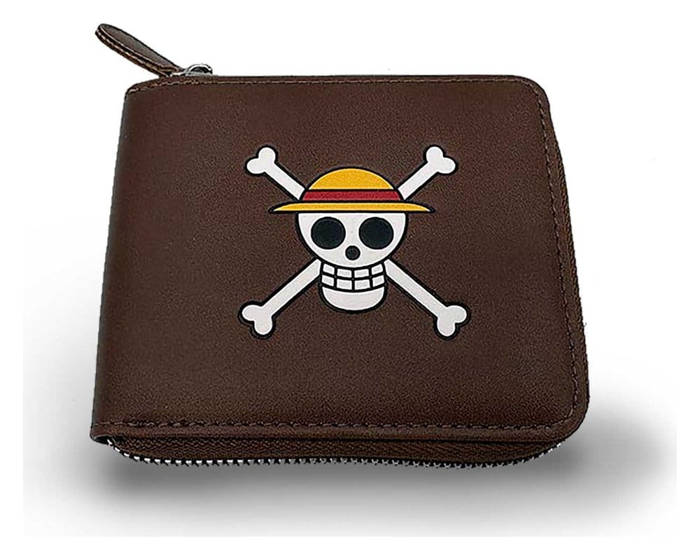 One Piece Geldbörse Man Zip Skull Image 1