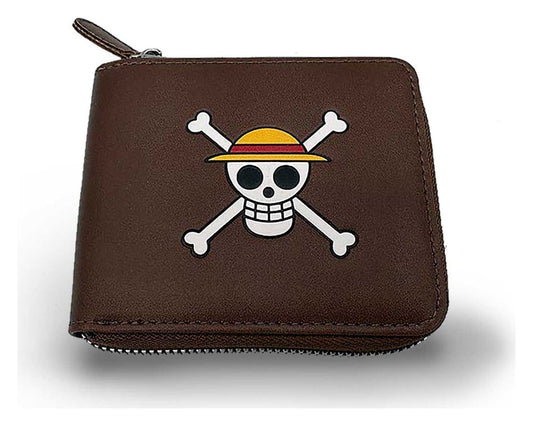 One Piece Geldbörse Man Zip Skull Image 1