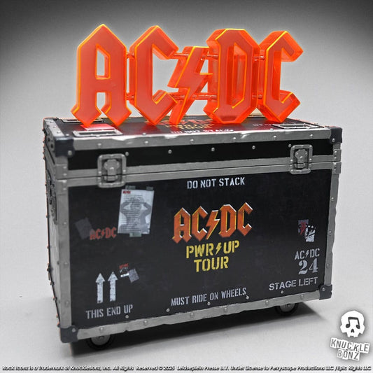 AC/DC Rock Ikonz On Tour Statue PWR UP Tour Road Case Image 1
