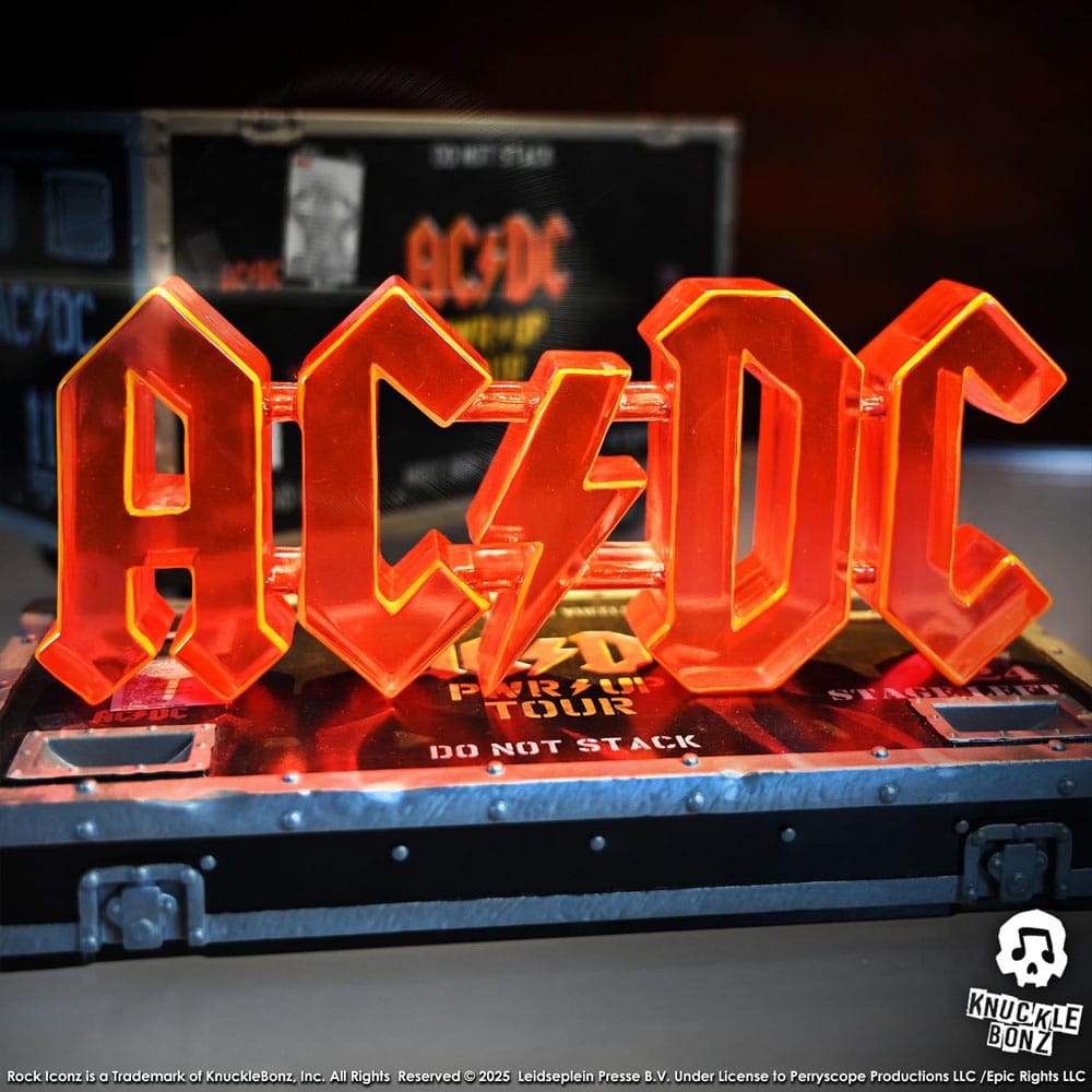 AC/DC Rock Ikonz On Tour Statue PWR UP Tour Road Case Image 4