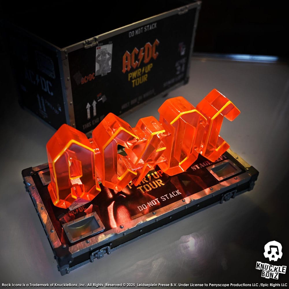 AC/DC Rock Ikonz On Tour Statue PWR UP Tour Road Case Image 6