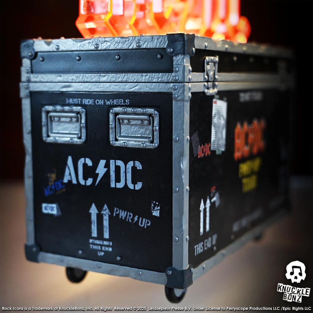 AC/DC Rock Ikonz On Tour Statue PWR UP Tour Road Case Image 8