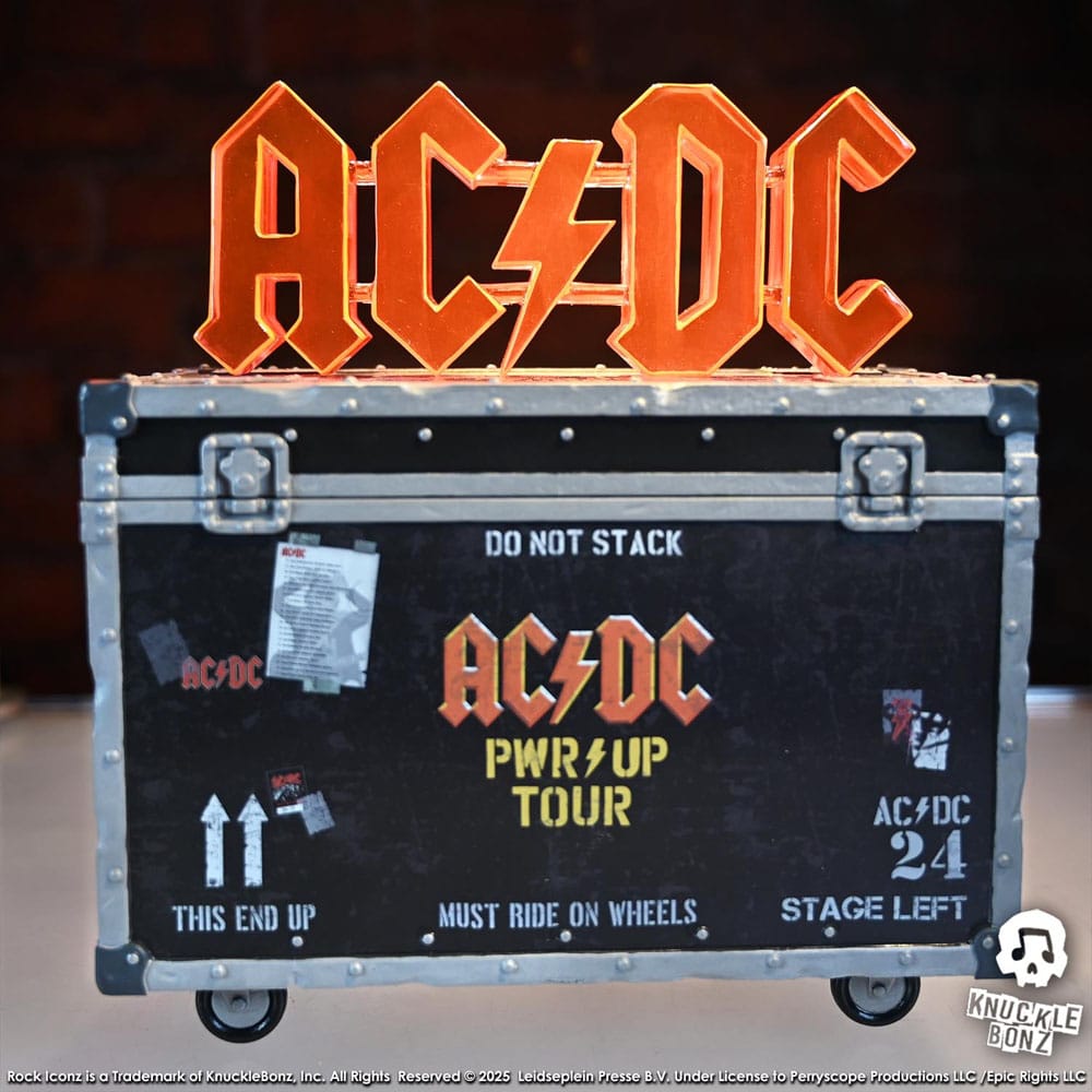 AC/DC Rock Ikonz On Tour Statue PWR UP Tour Road Case Image 11