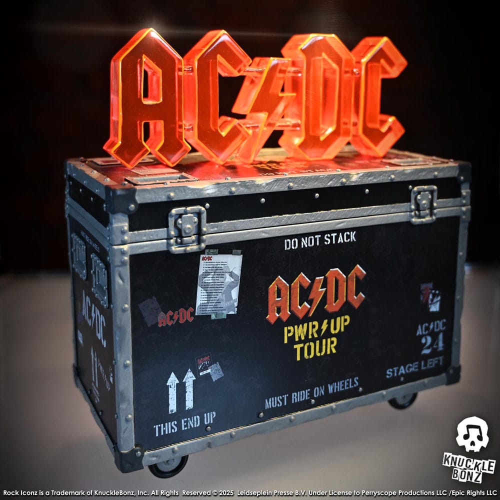 AC/DC Rock Ikonz On Tour Statue PWR UP Tour Road Case Image 12